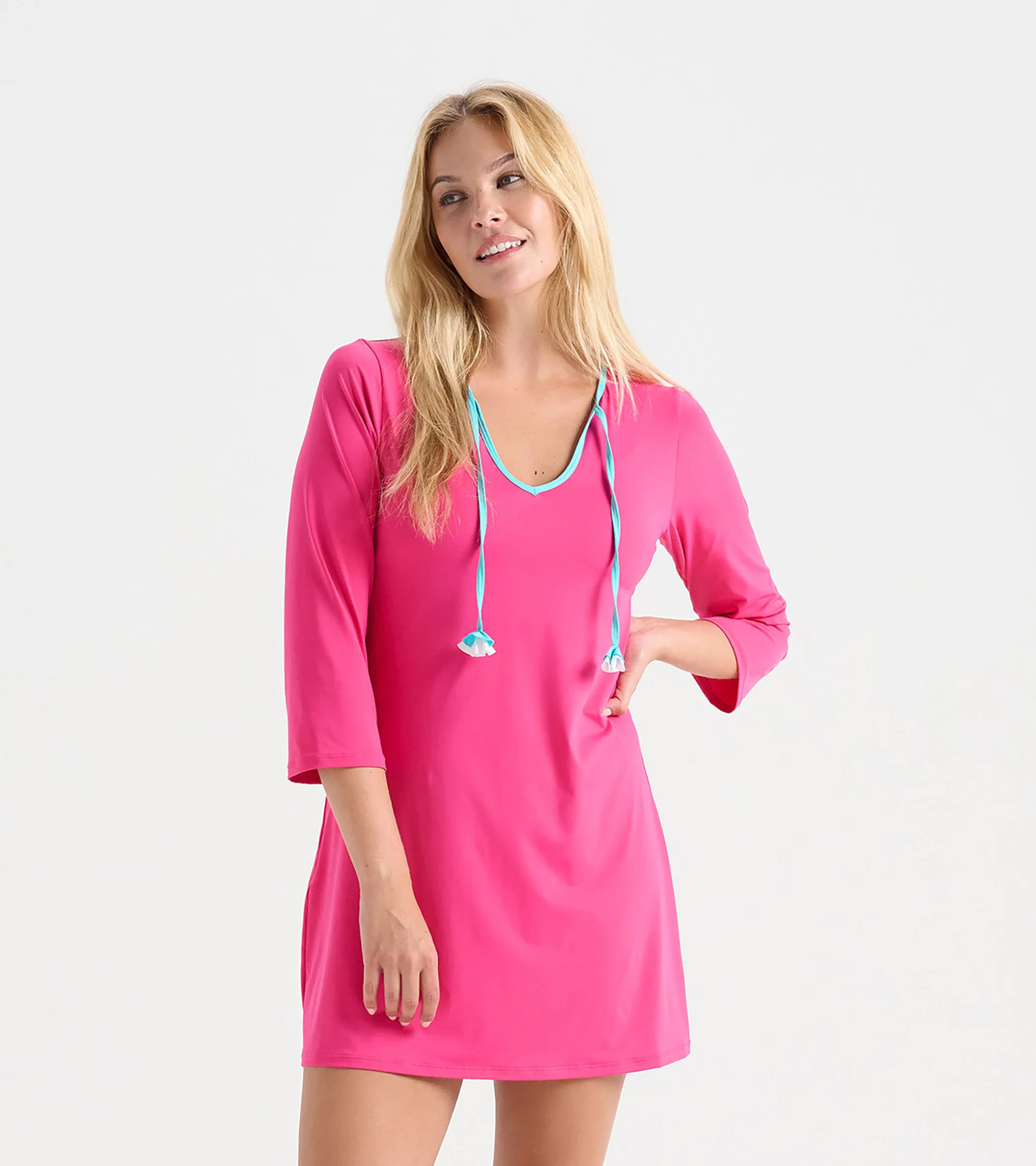 Women's Raspberry Sorbet Seaside Beach Dress