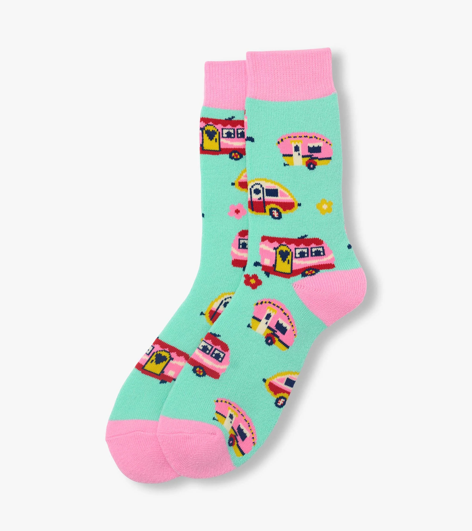 Women's Retro Campers Cozy Socks