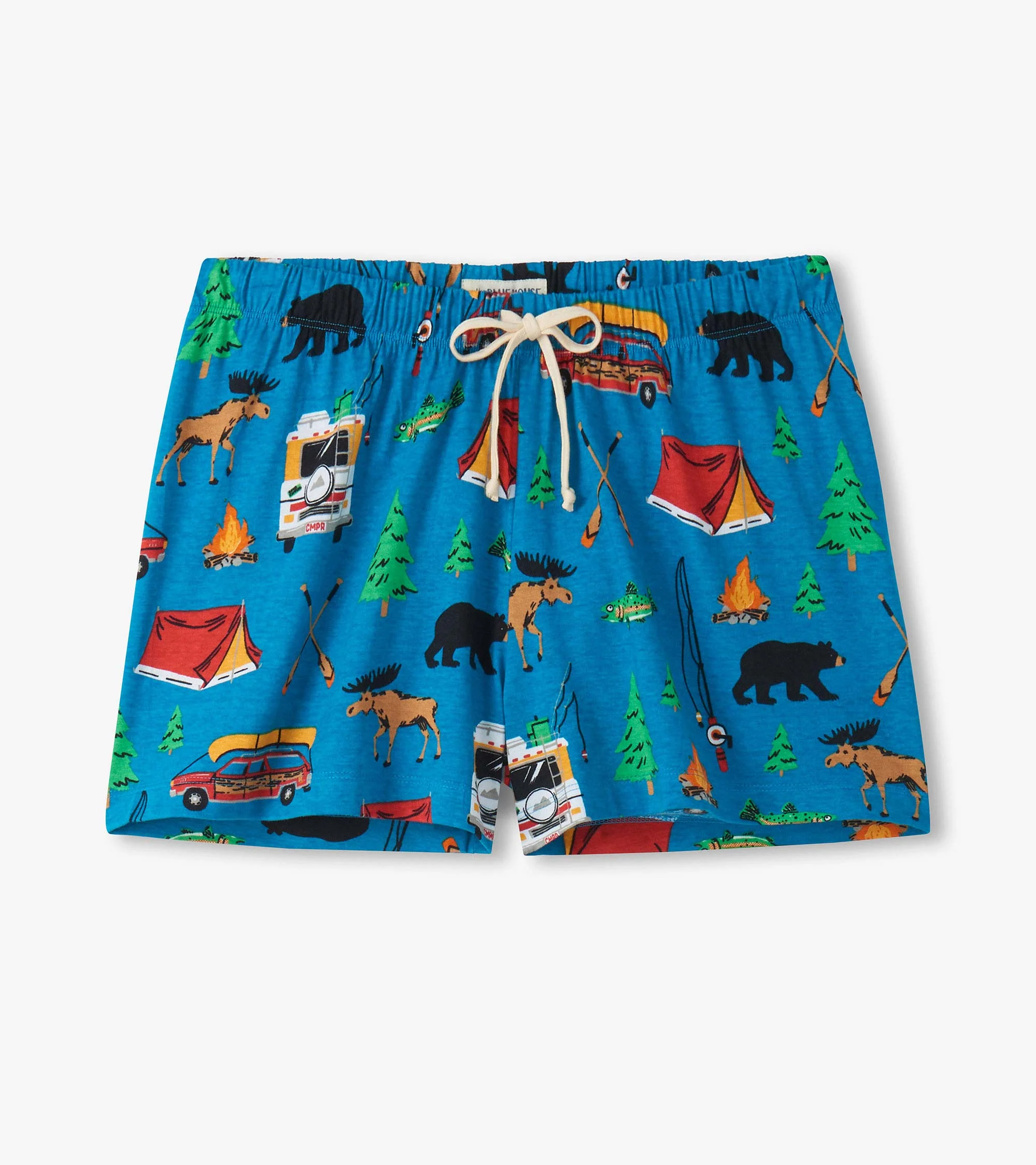 Women's Retro Camping Pajama Shorts - Image 2