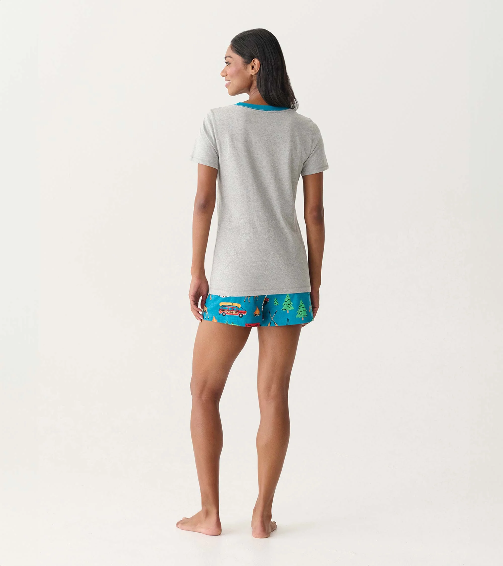 Women's Retro Camping Pajama T-Shirt - Image 4