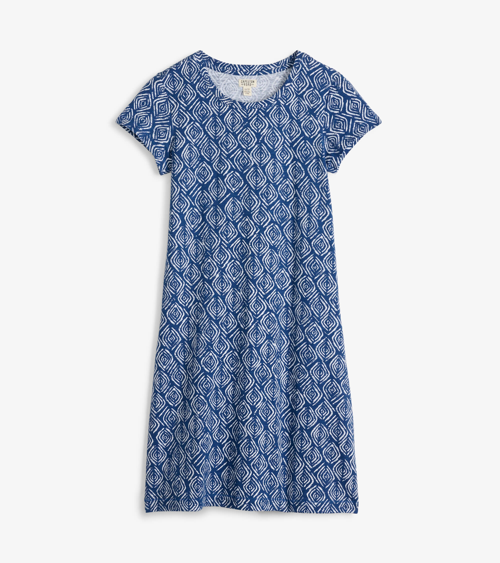 Women's Ripples Crew Neck T-Shirt Dress - Image 2