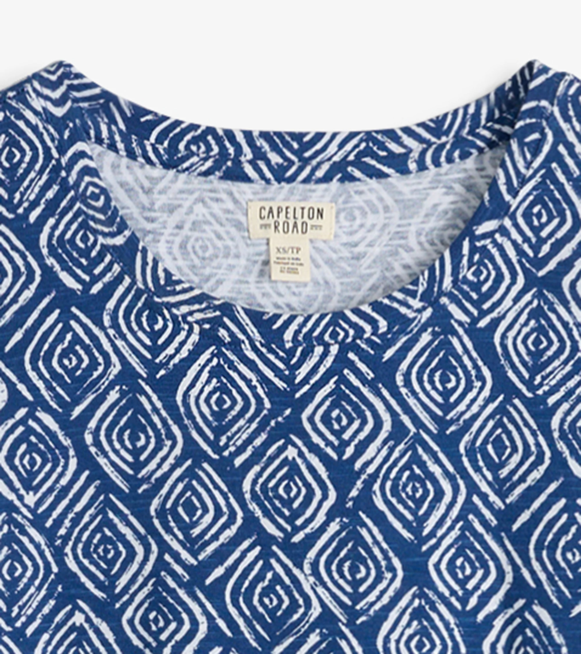 Women's Ripples Crew Neck T-Shirt Dress - Image 6