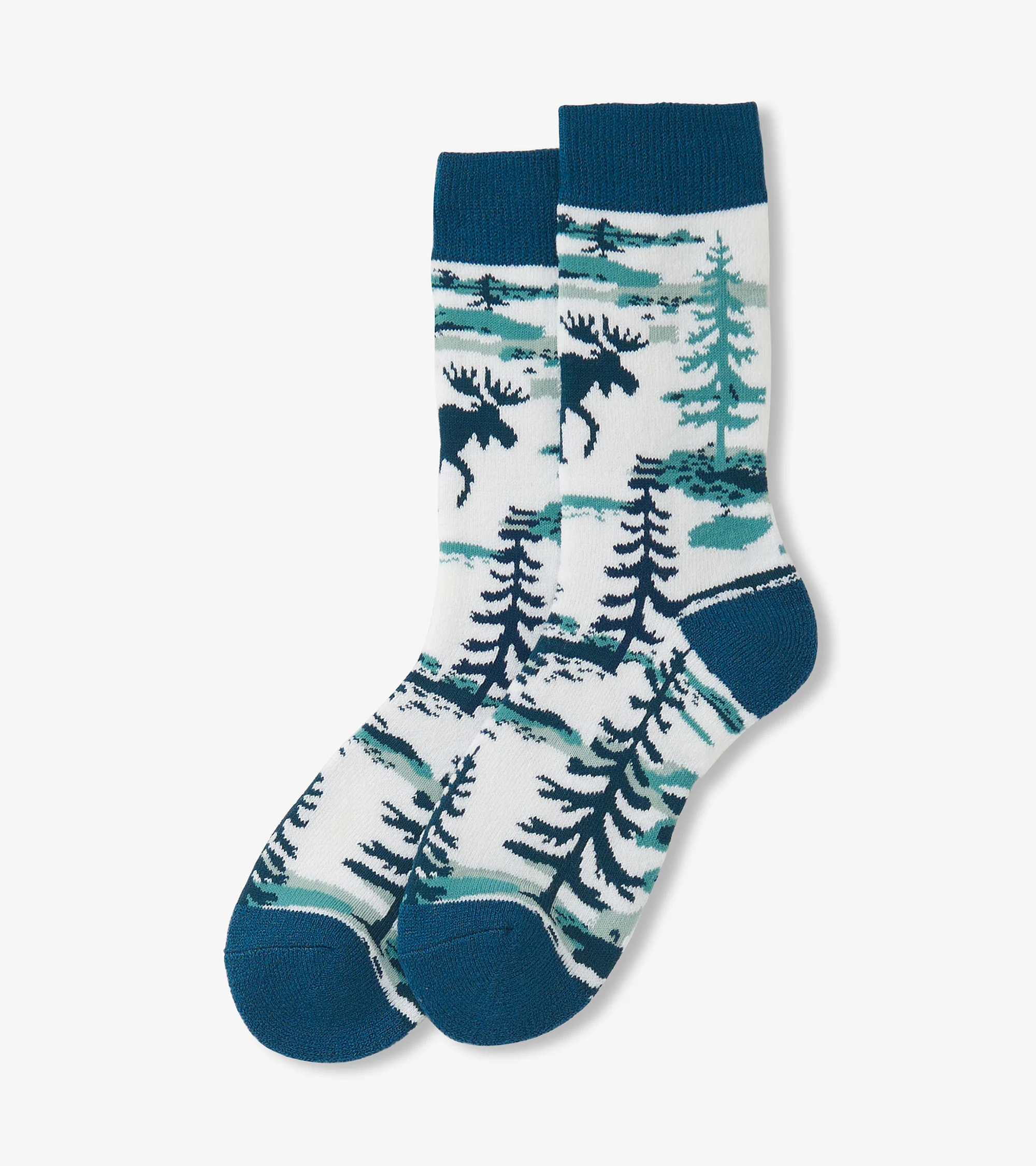 Women's Roaming Moose Cozy Socks