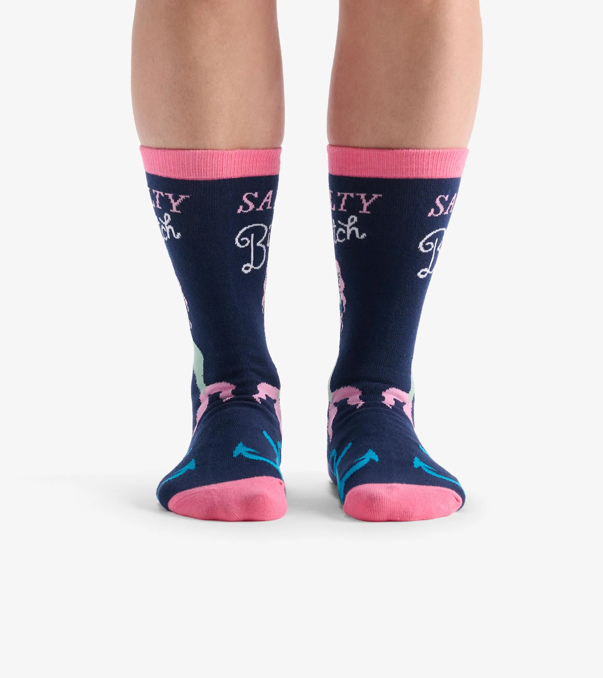 Women's Salty Bitch Crew Socks - Image 3