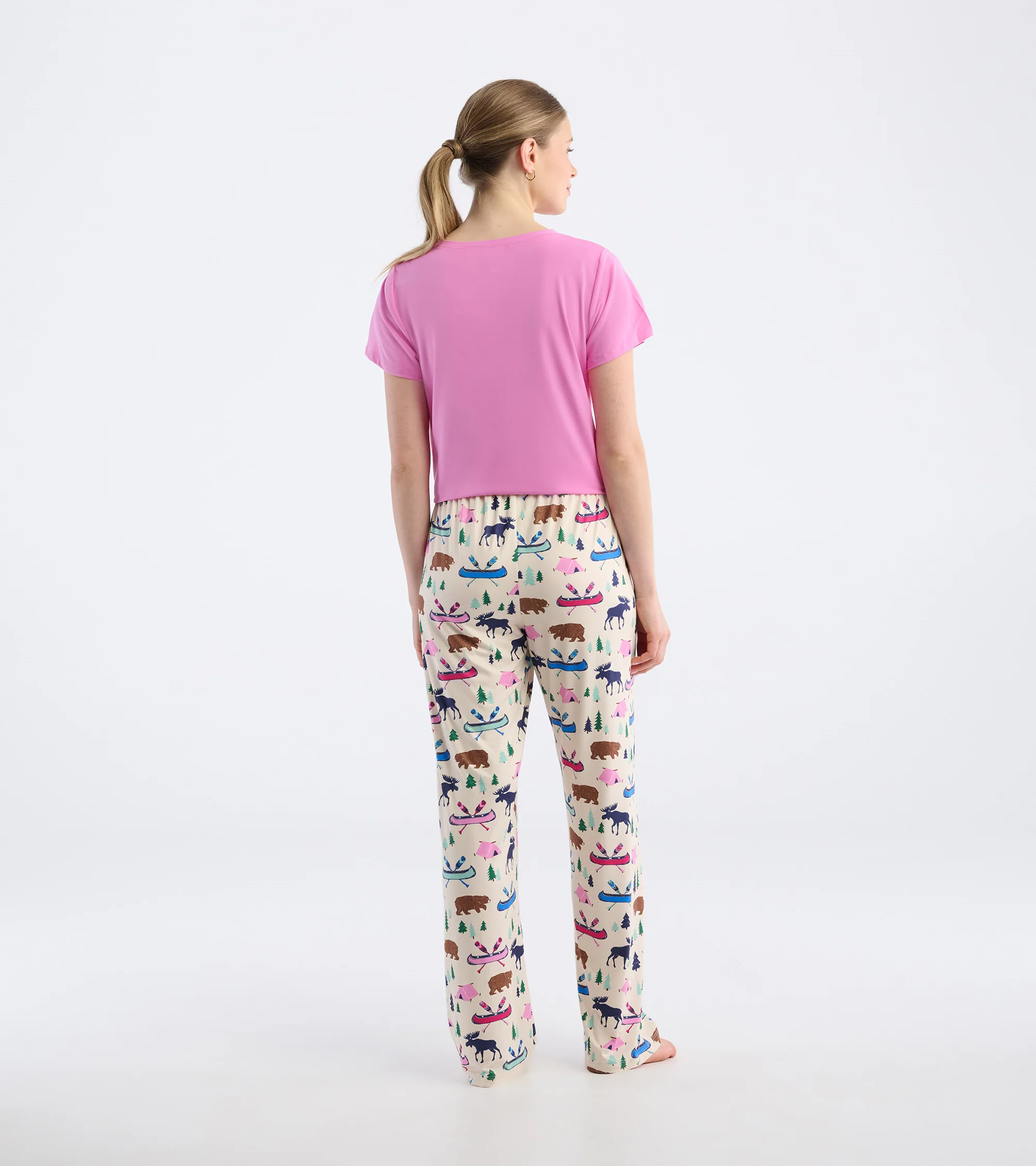 Women's Sketch Country Polyknit Pajama Pants - Image 4