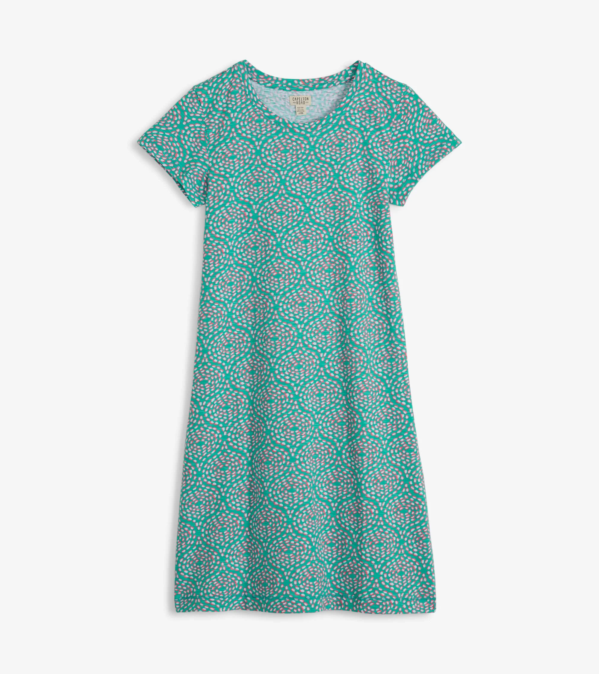 Women's Skipped Stones Crew Neck T-Shirt Dress - Image 2