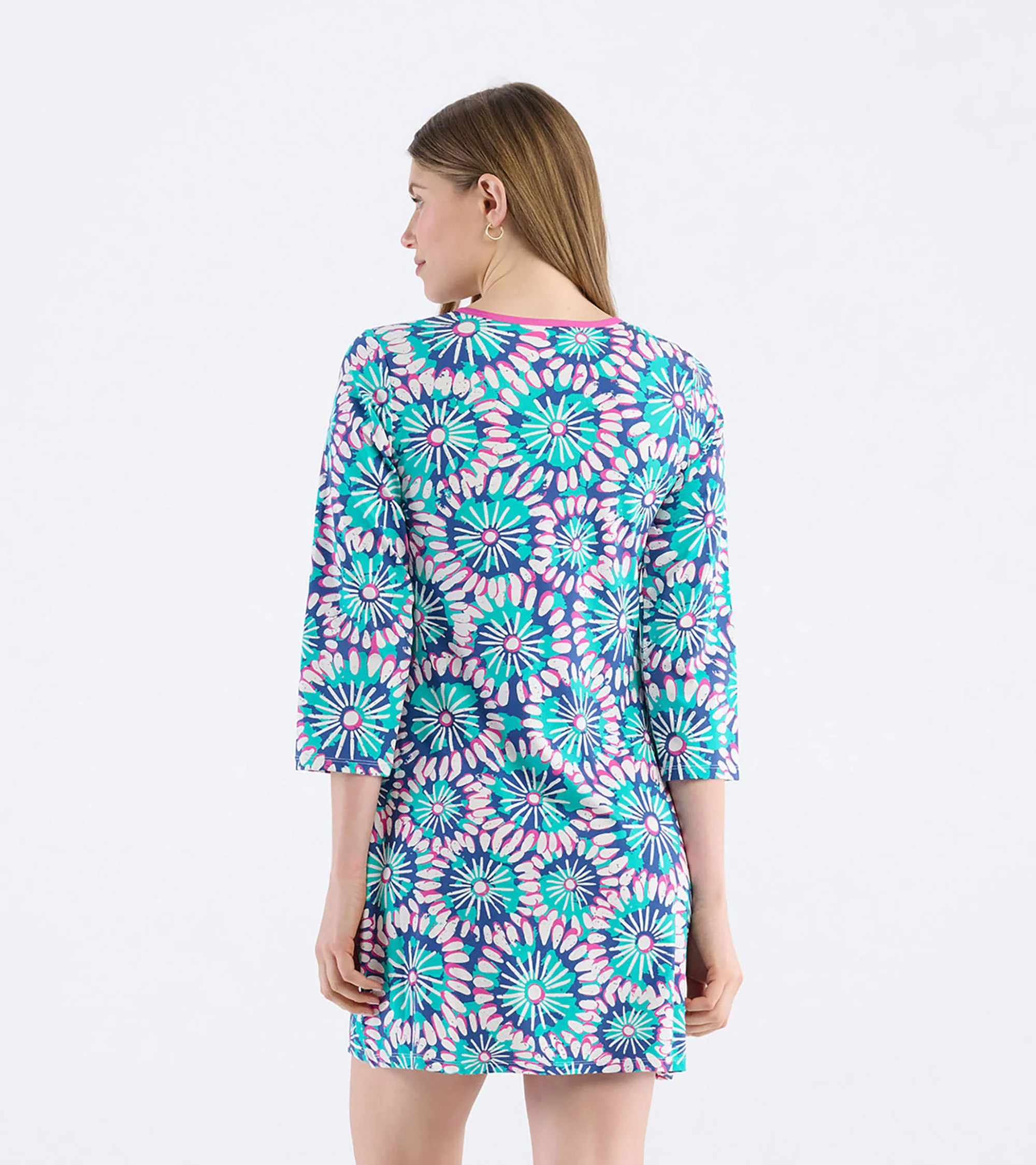 Women's Sundial Mandala Seaside Beach Dress - Image 3