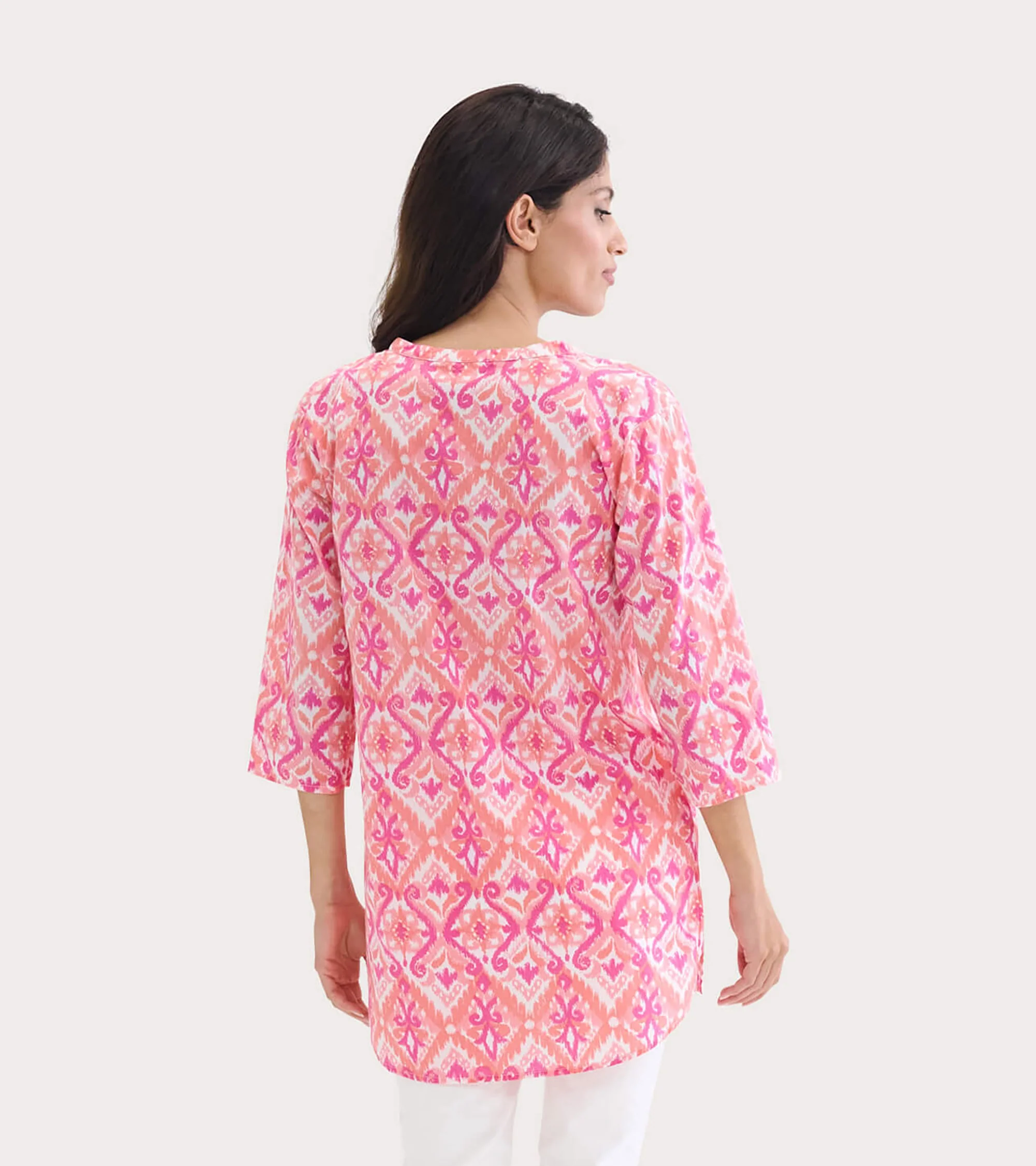 Women's Sunset Ikat Delray Beach Tunic - Image 4