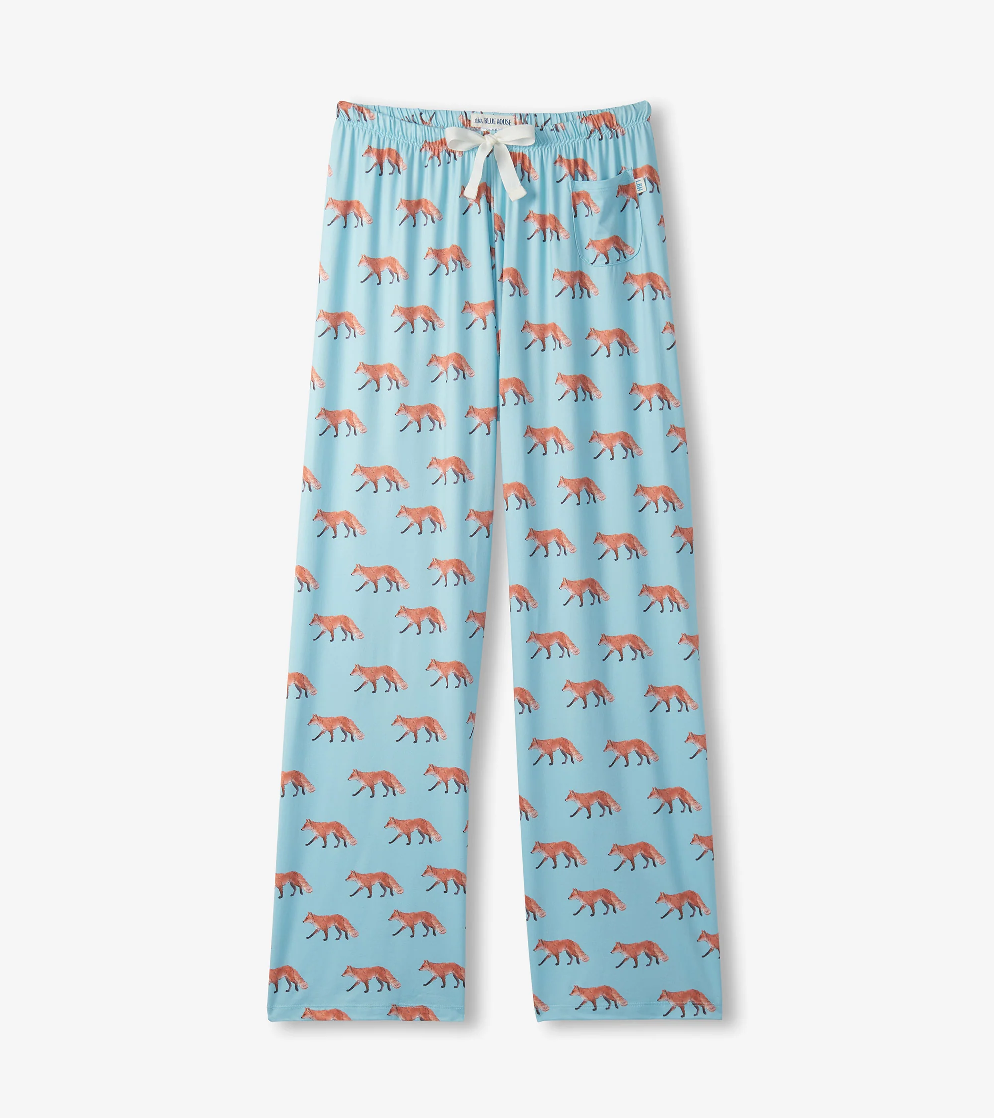 Women's Watercolour Foxes Polyknit Pajama Pants - Image 5