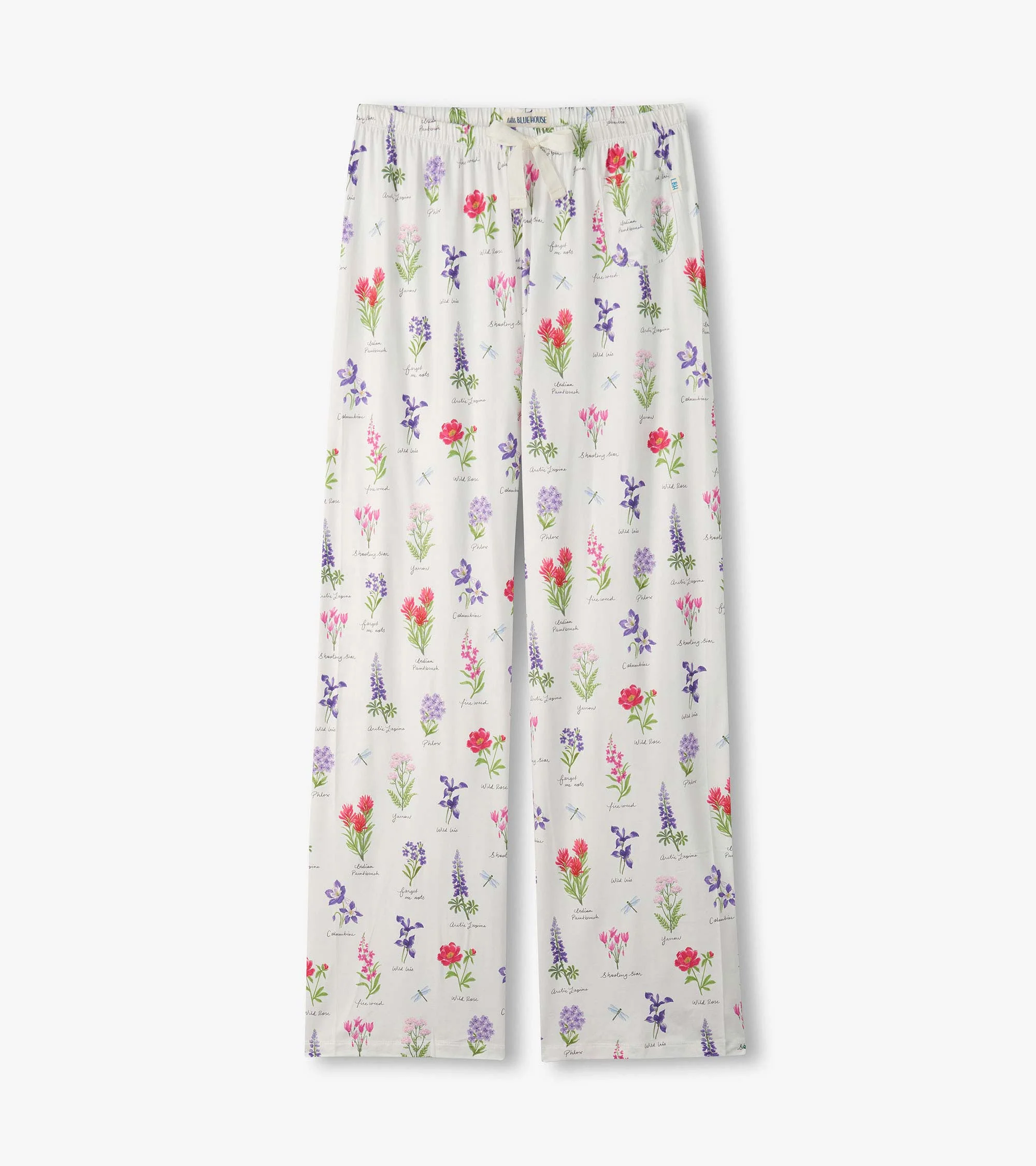 Women's Wild Flowers Polyknit Pajama Pants - Image 5