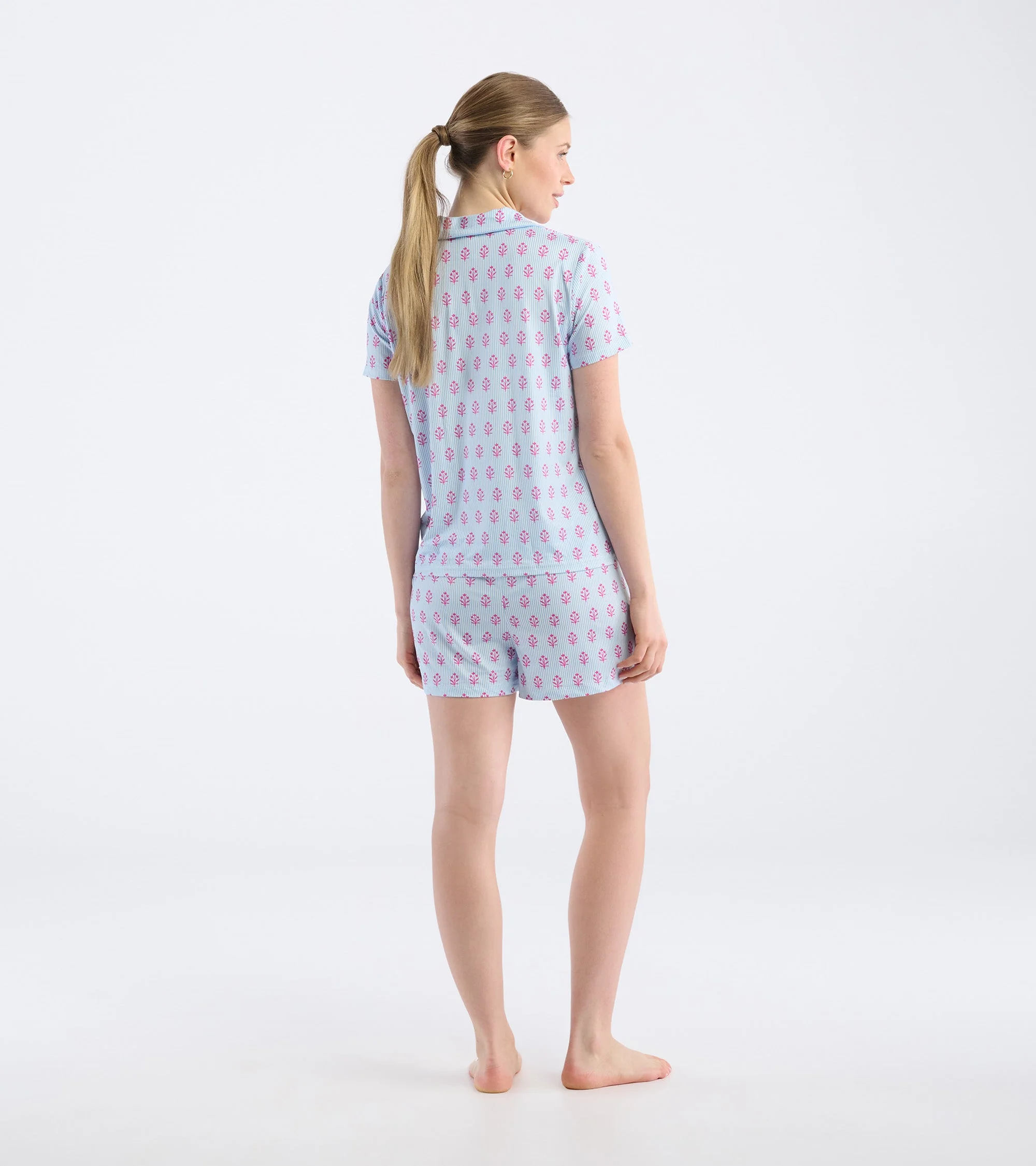 Women's Wild Flowers Short Pajama Set - Image 3