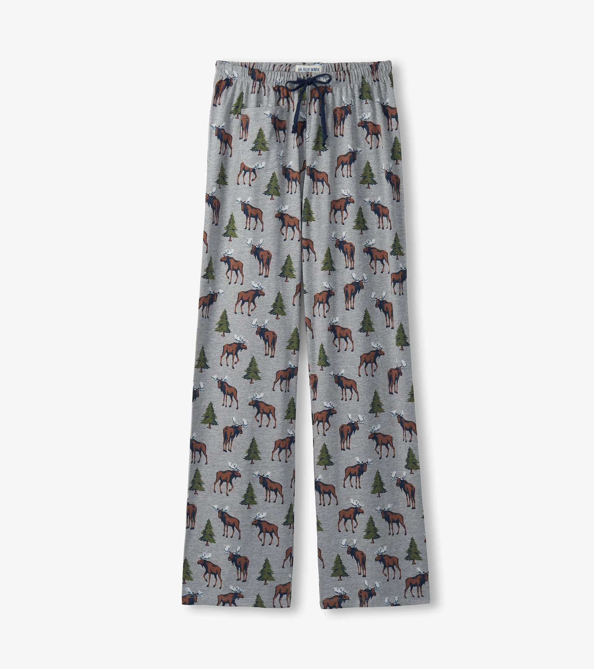 Women's Wild Moose Cotton Blend Pajama Pants - Image 2