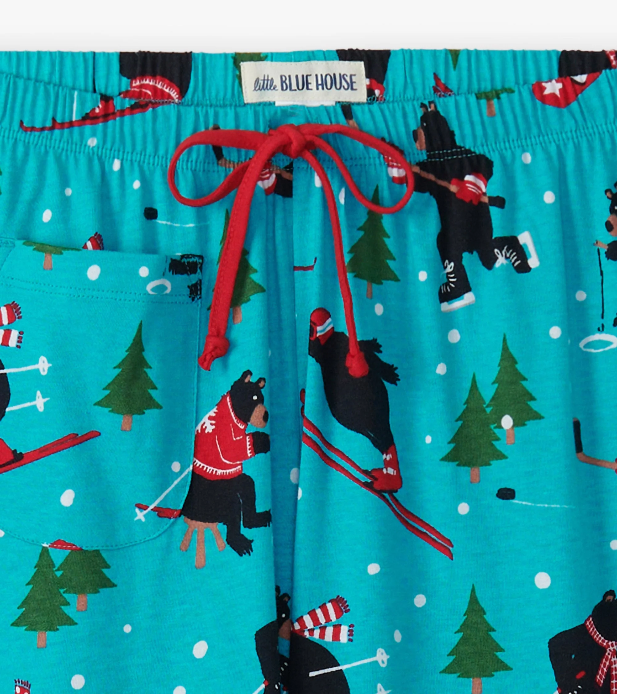 Women's Wild Winter Sports Cotton Pajama Pants - Image 5