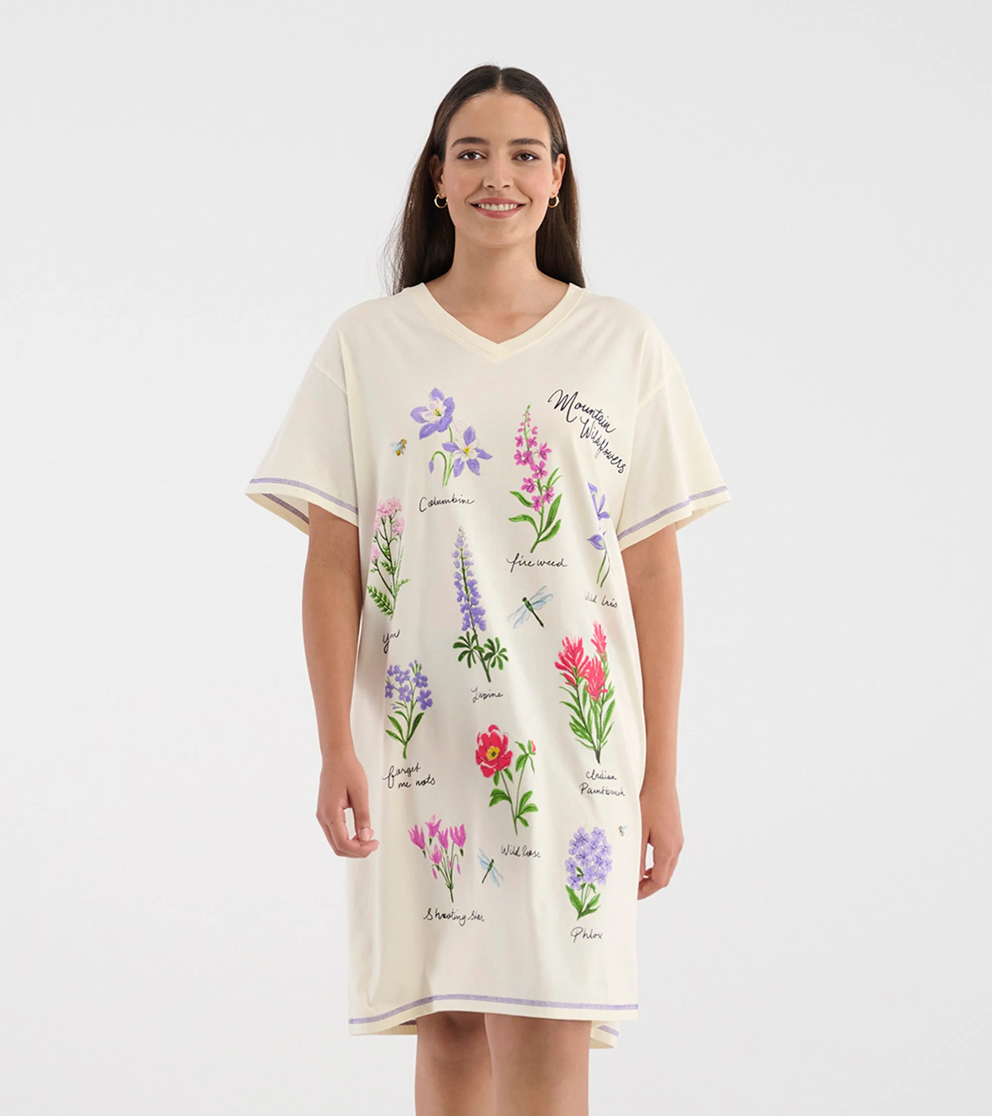 Women's Wildflowers Cotton Sleepshirt