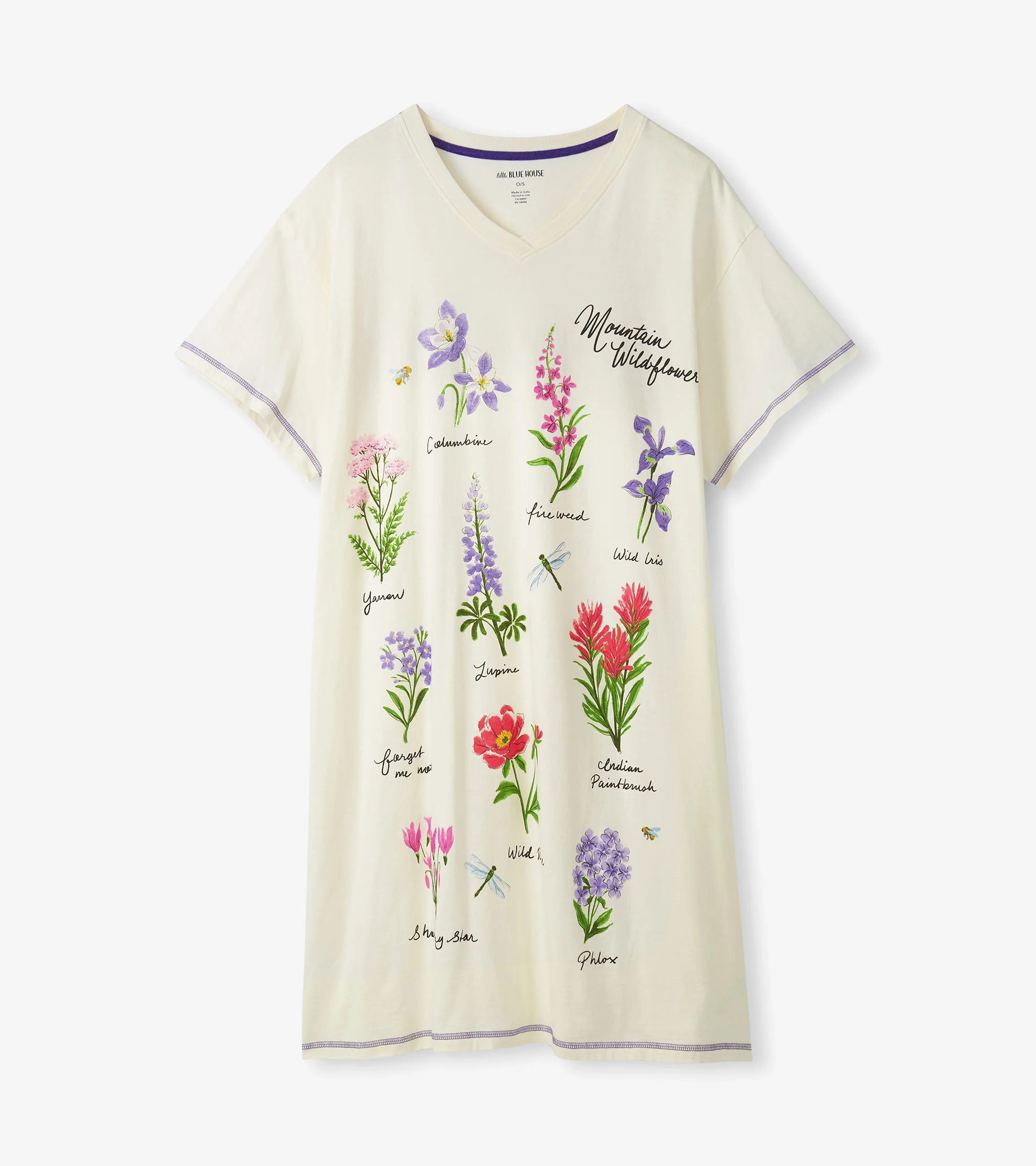 Women's Wildflowers Cotton Sleepshirt - Image 2
