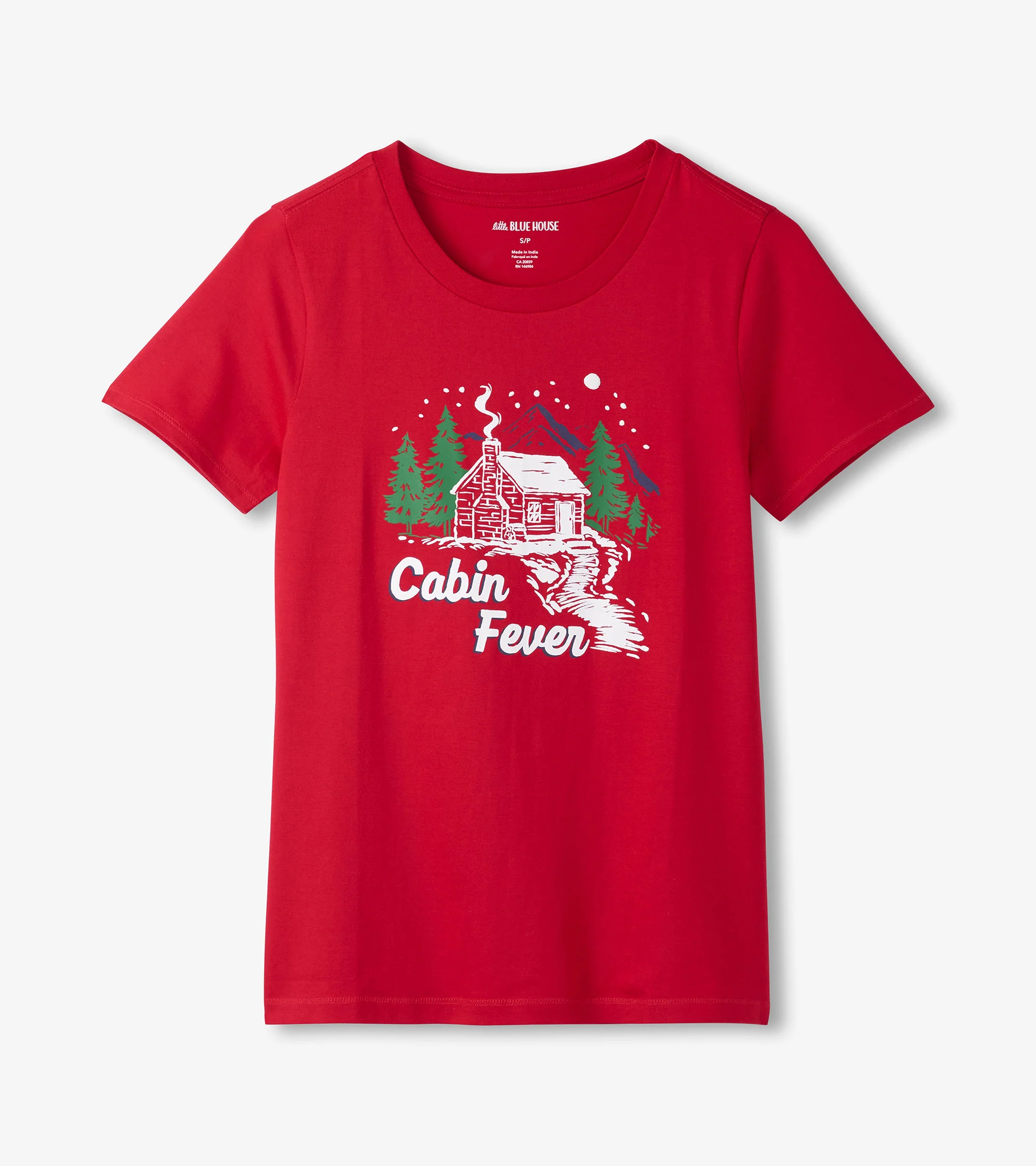 Women's Winter Cabin Pajama T-Shirt - Image 2