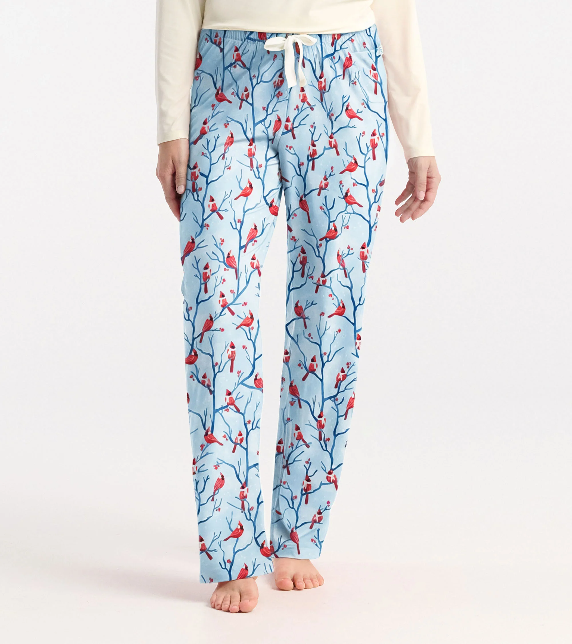 Women's Winter Cardinals Polyknit Pajama Pants