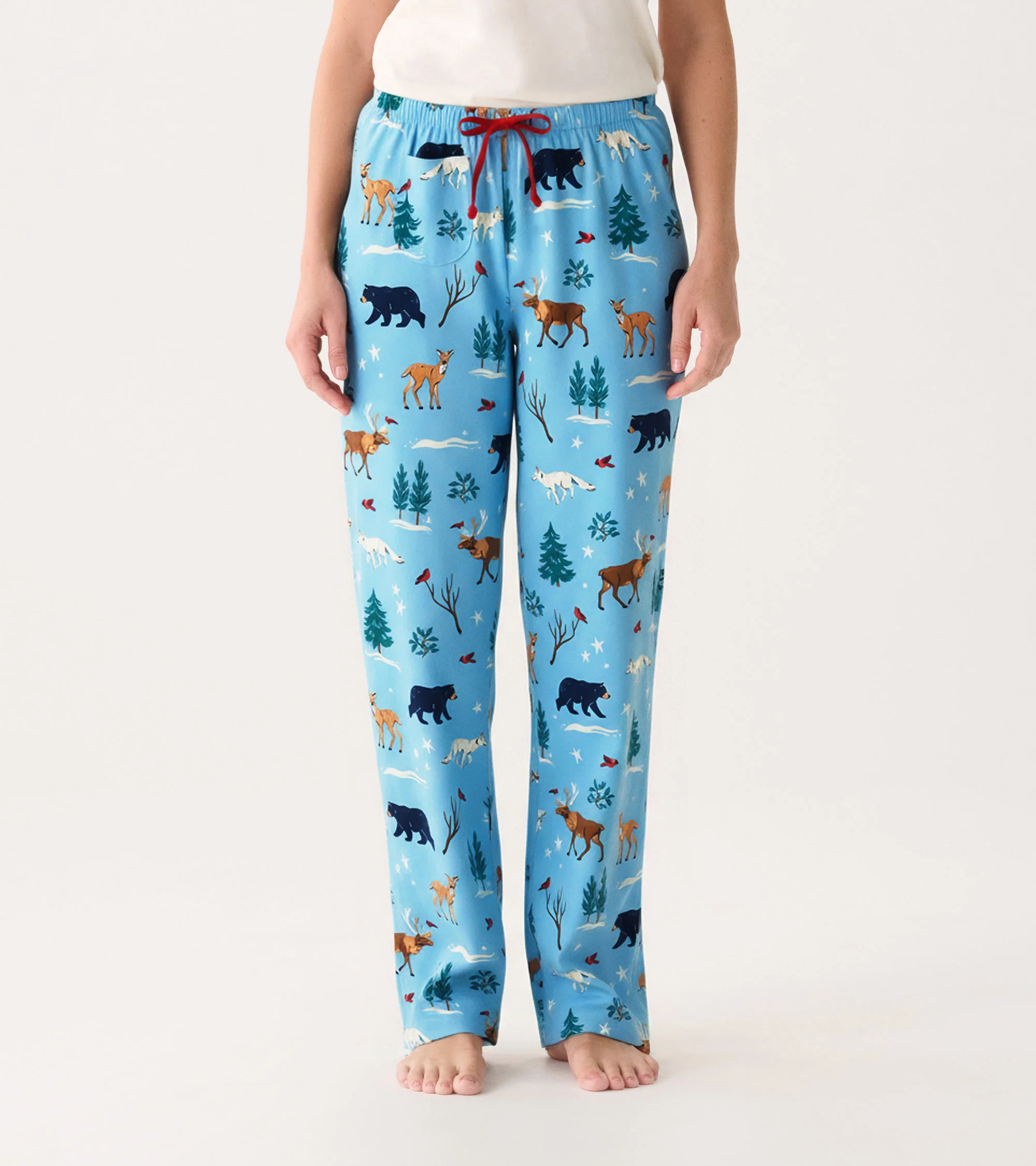 Women's Winter Wonderland Cotton Pajama Pants