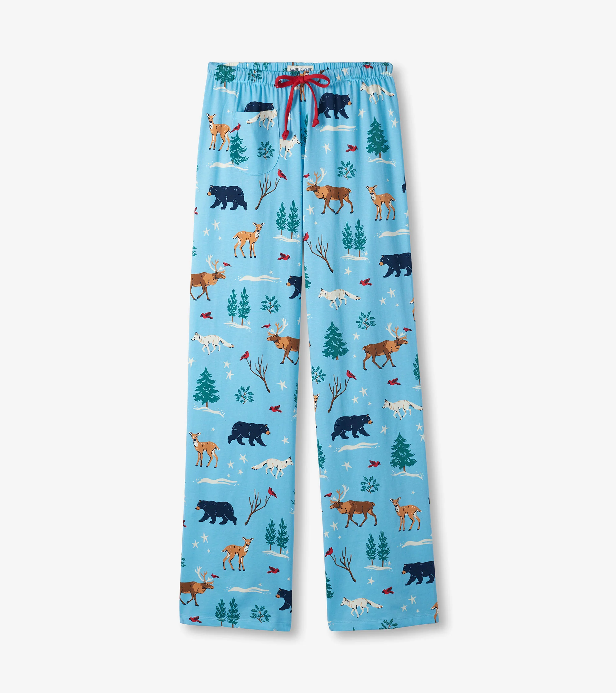 Women's Winter Wonderland Cotton Pajama Pants - Image 2