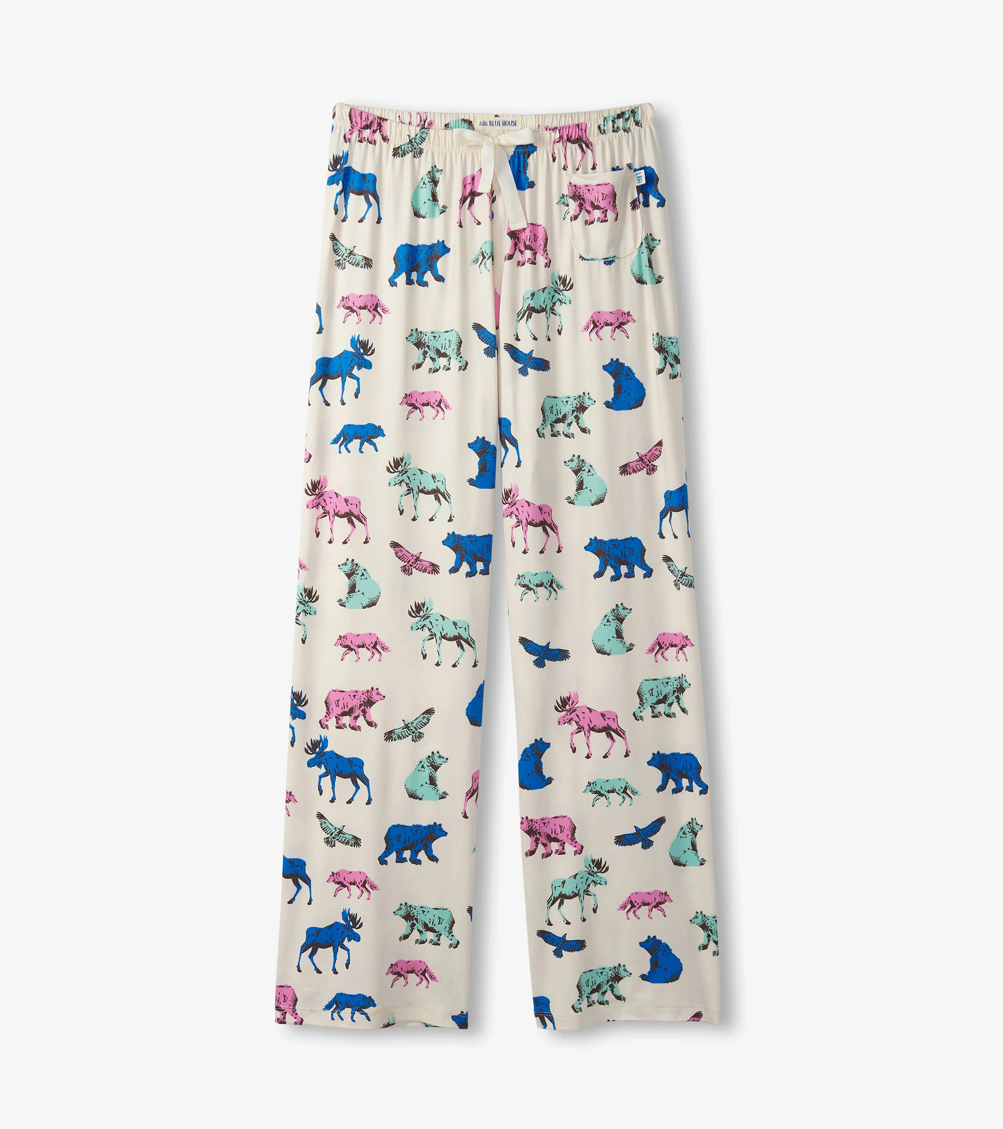 Women's Woodland Animals Polyknit Pajama Pants - Image 5