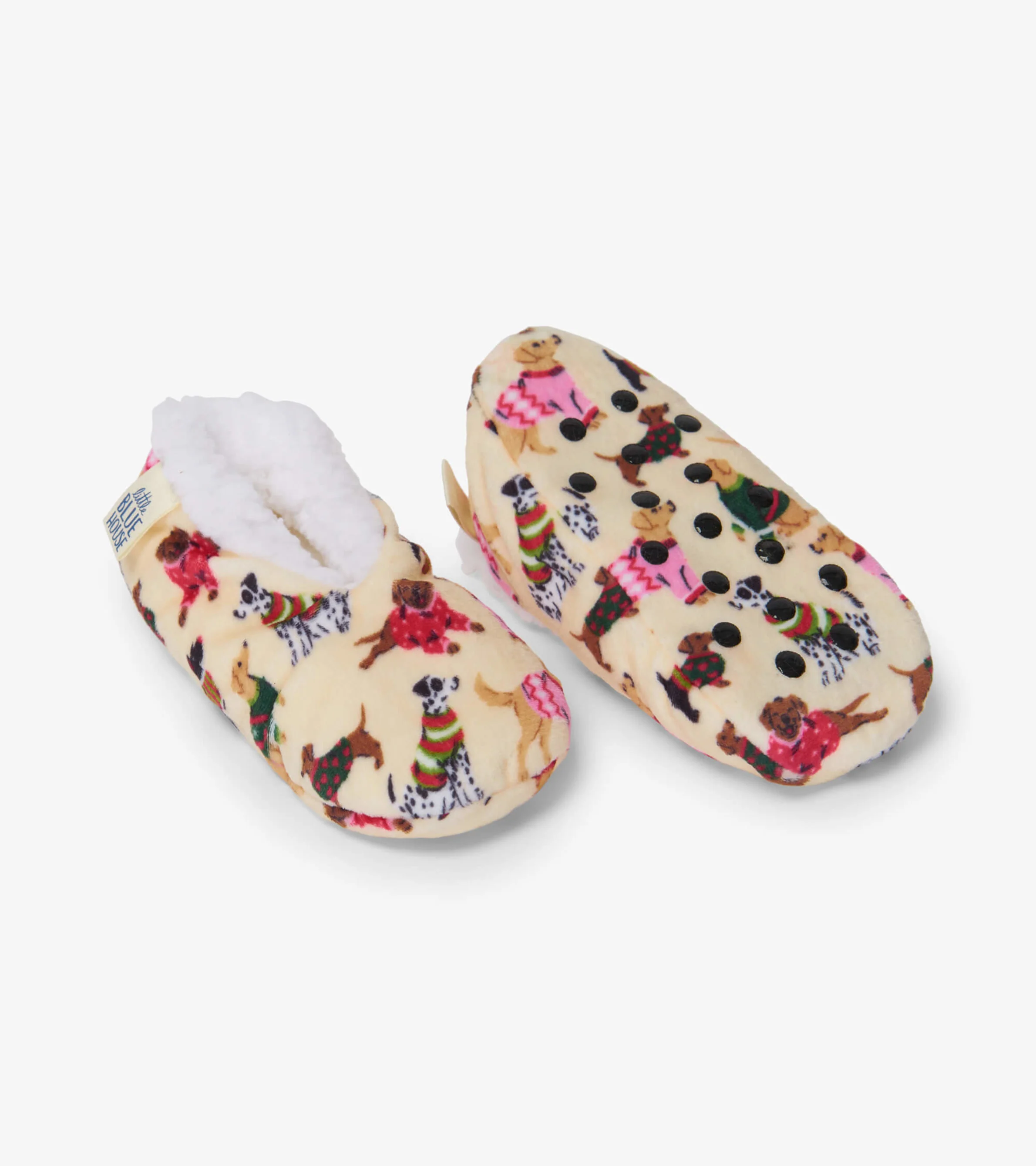 Kids Woofing Christmas Warm & Cozy Slippers - Image 2