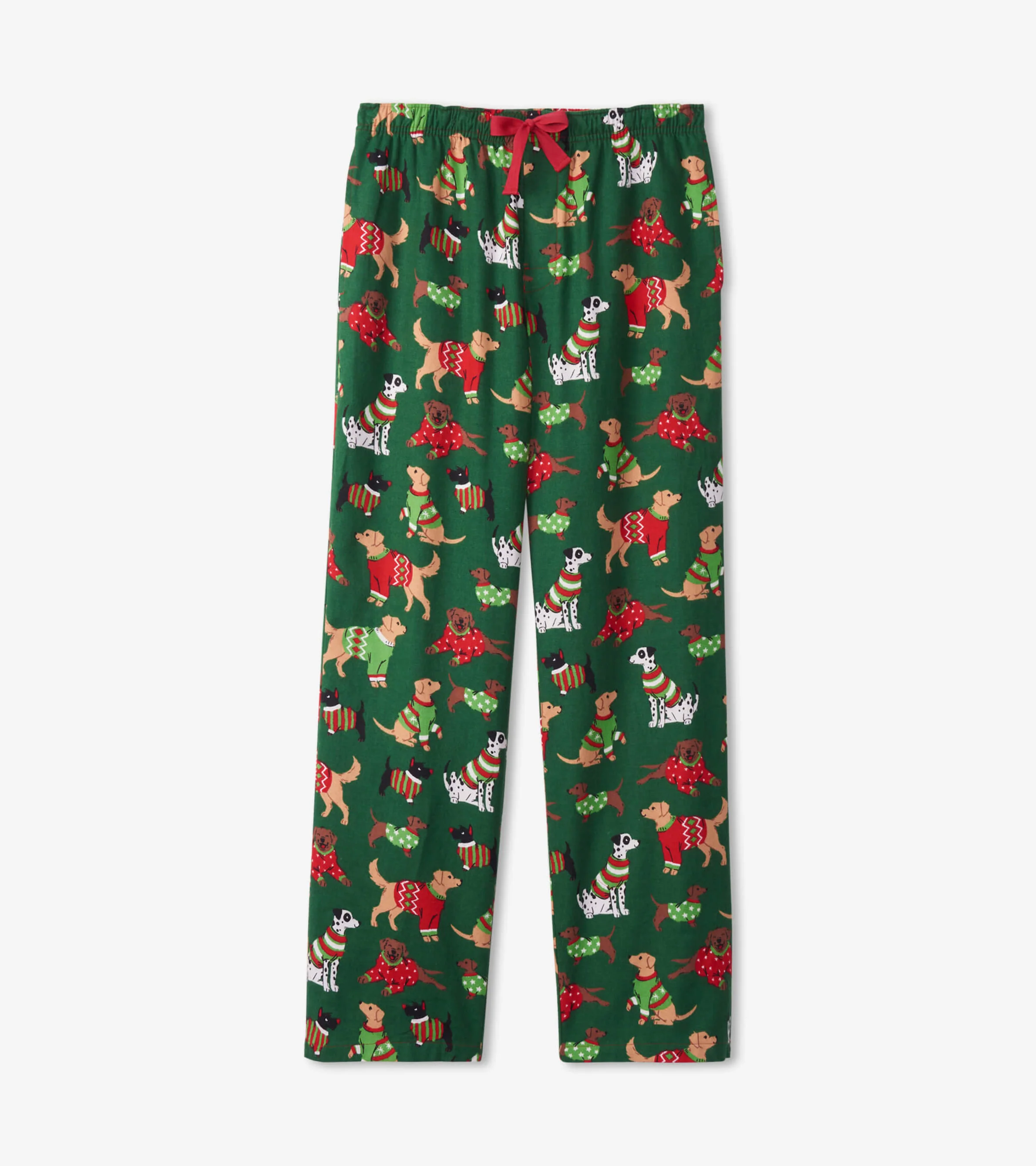 Woofing Christmas Men's Flannel Pajama Pants - Image 4