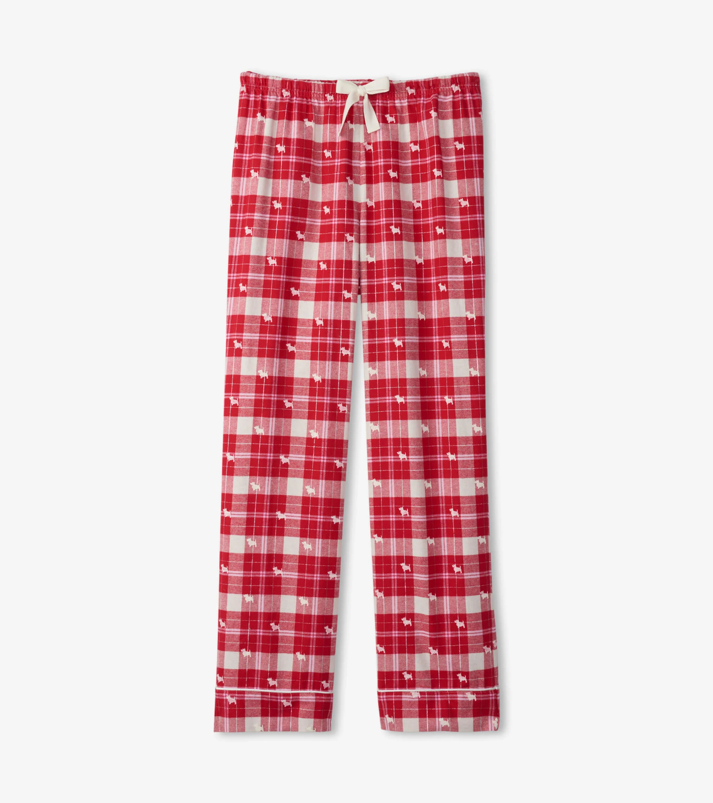 Women's Woofing Plaid Flannel Pajama Set - Image 6
