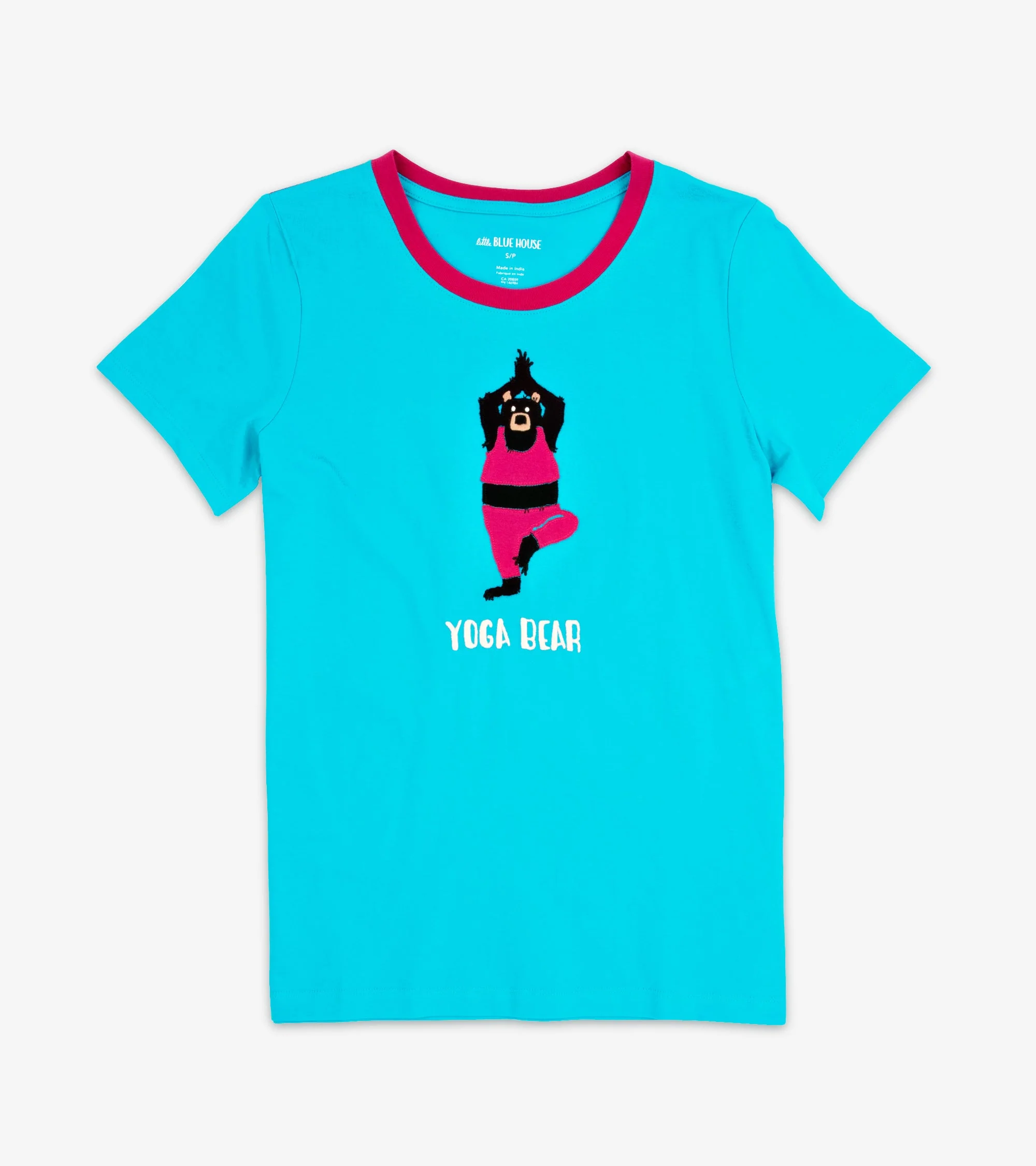 Yoga Bear Women's Pajama T-Shirt - Image 2