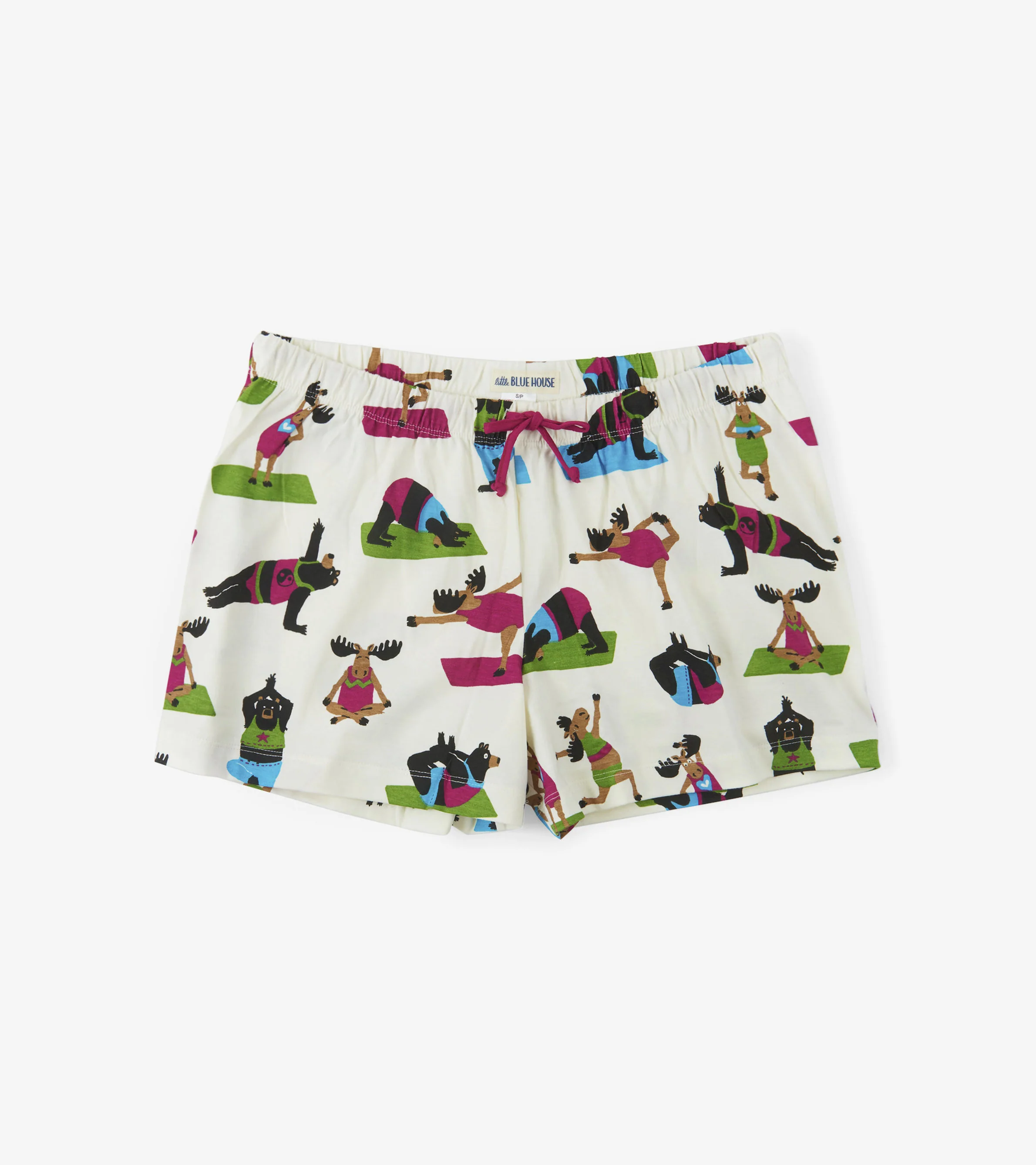Yoga Bear Women's Cotton Sleep Shorts - Image 4