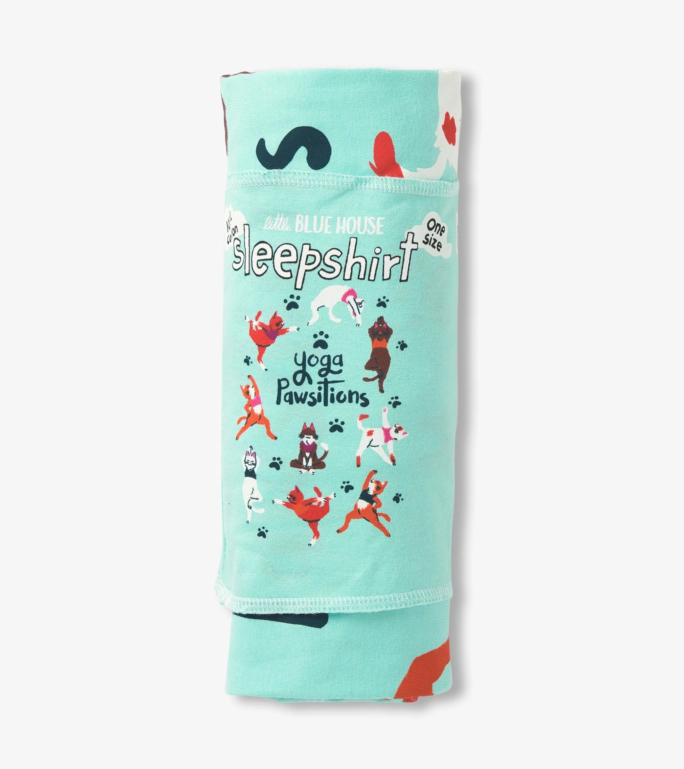 Yoga Pawsitions Women's Cotton Sleepshirt - Image 3
