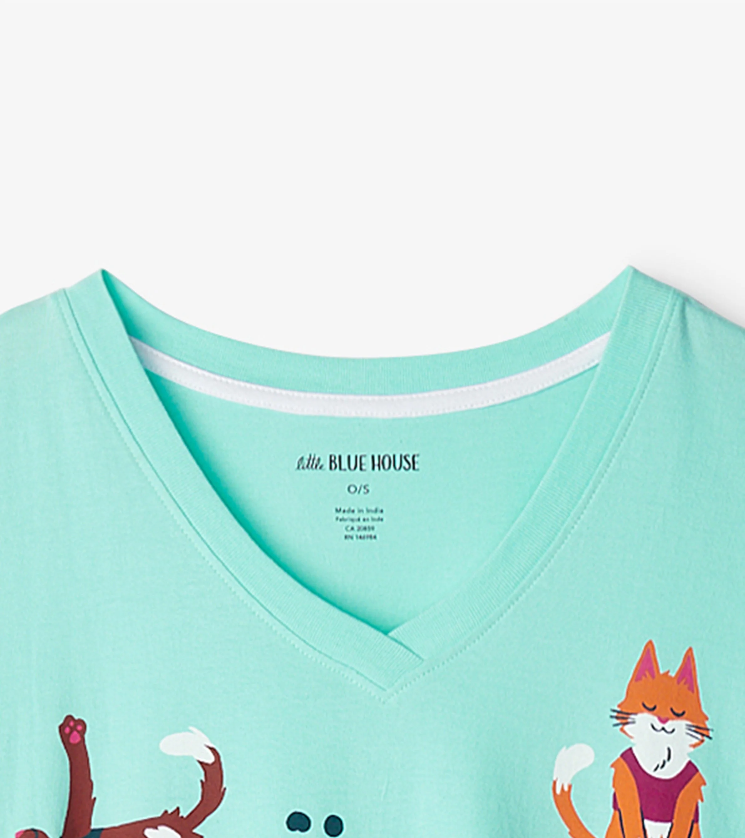 Yoga Pawsitions Women's Cotton Sleepshirt - Image 4