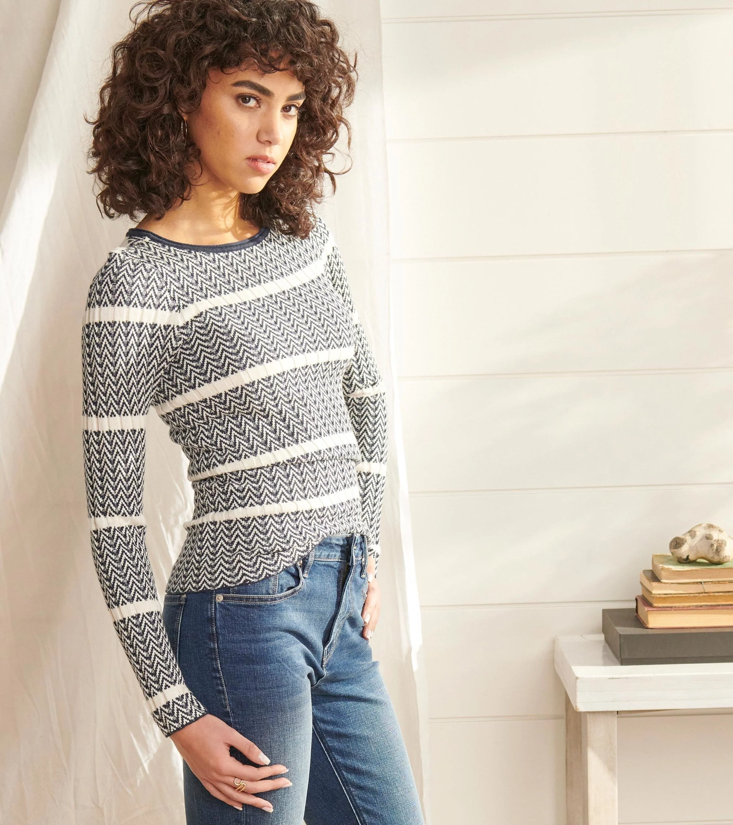 Zig Zag Sweater - Maritime - Image 2
