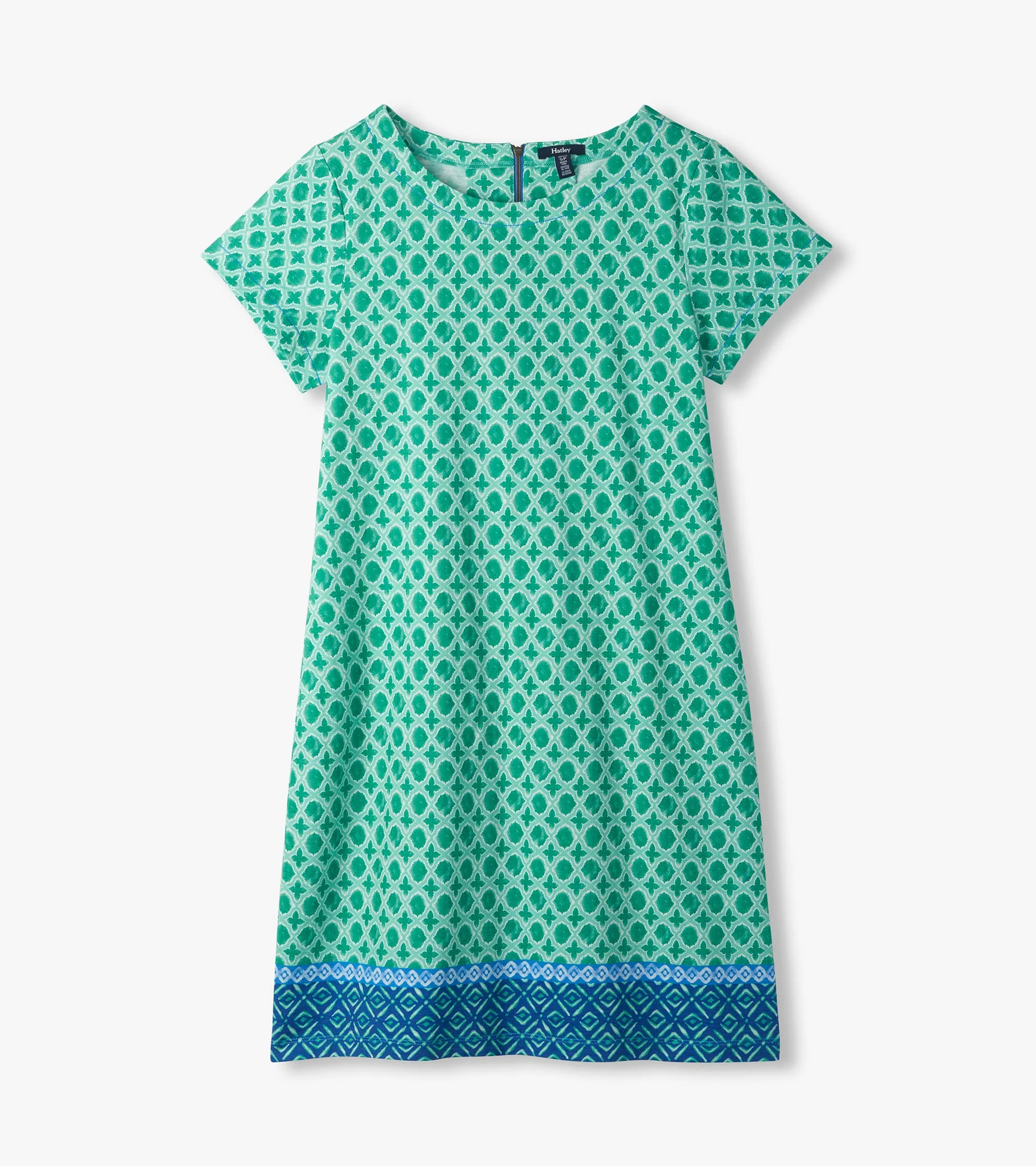Zip-Back Tee Dress - Arcadia Medallion - Image 2