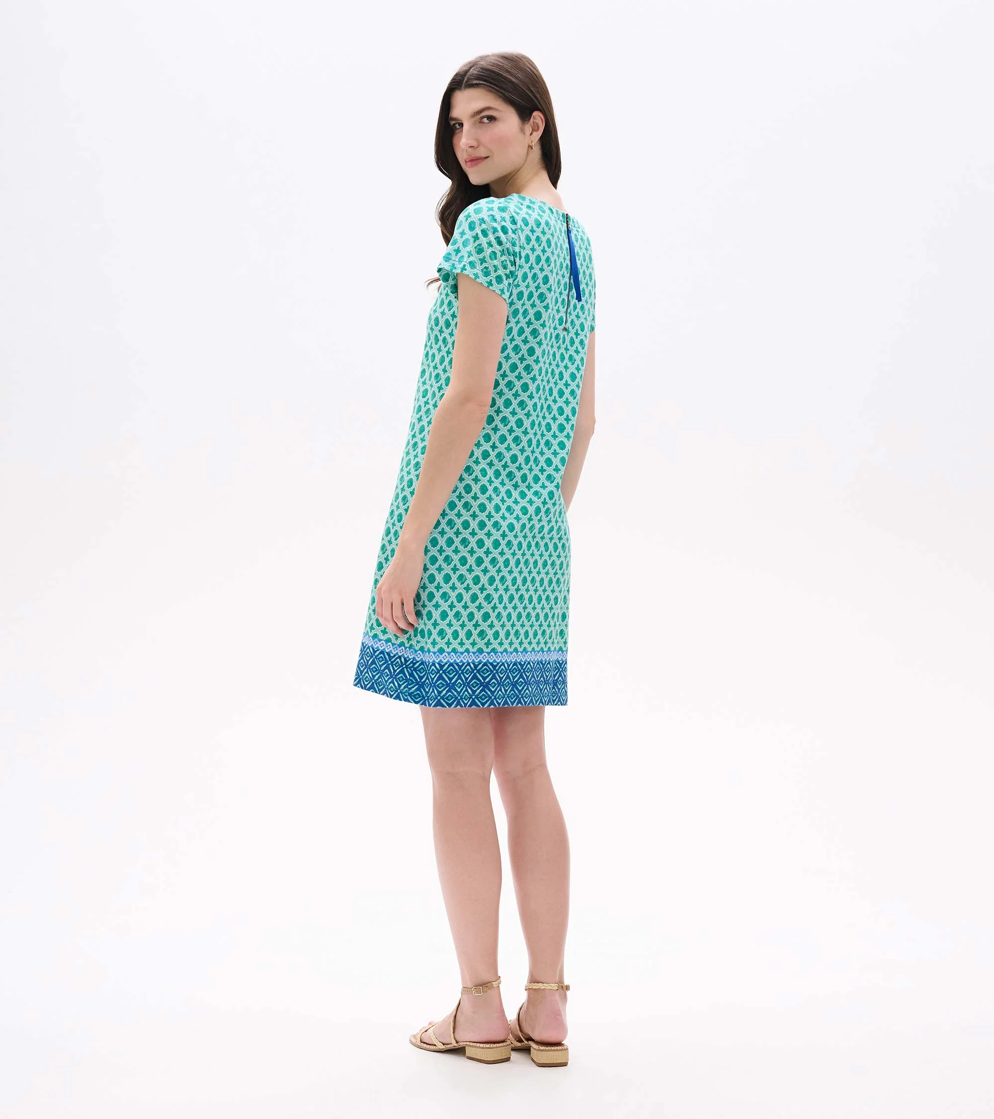 Zip-Back Tee Dress - Arcadia Medallion - Image 5