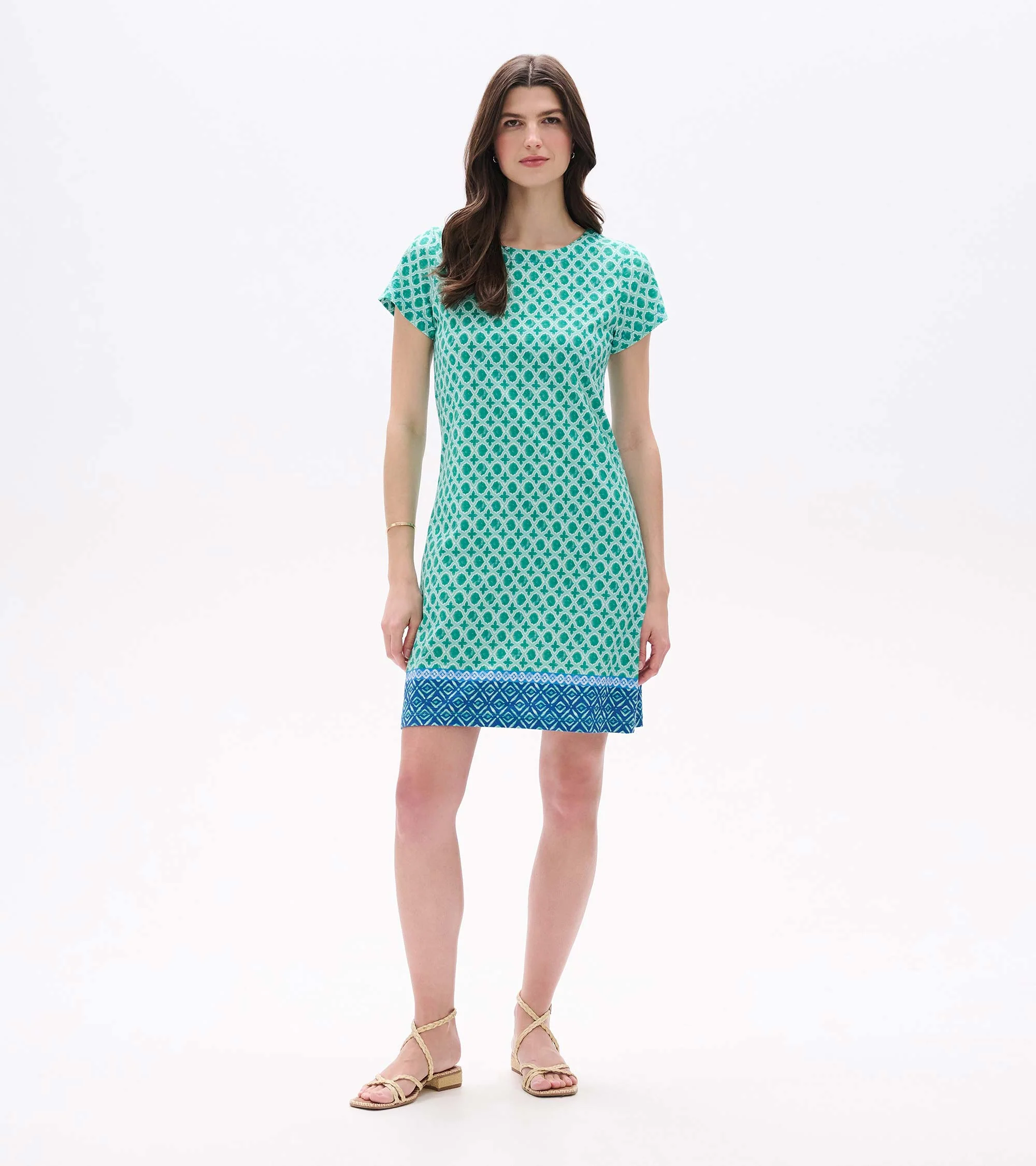 Zip-Back Tee Dress - Arcadia Medallion - Image 6